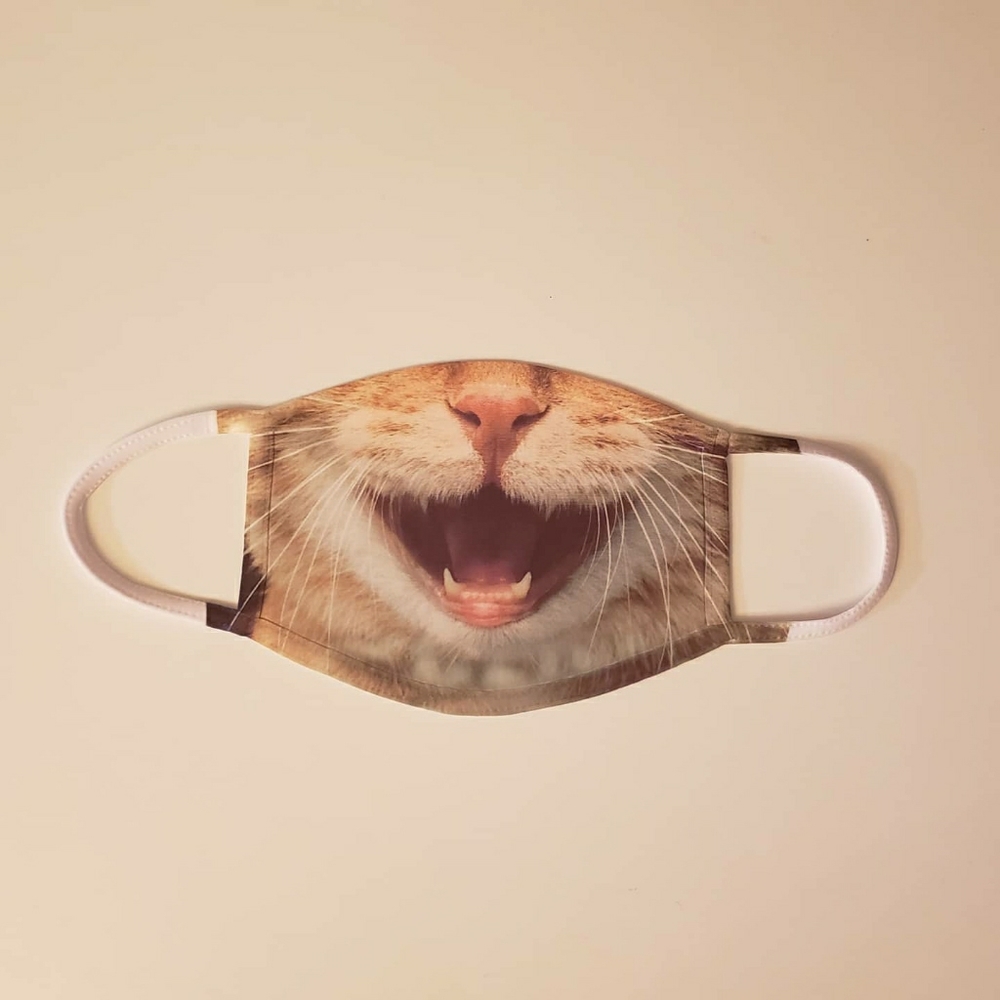 Meow Meow Mask - non-medical face covering